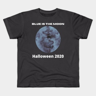 The Rare Spooky 2020 Halloween Blue Moon Kids T-Shirt
